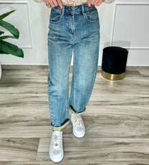 Jeans Slouchy Sabbiato