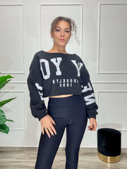 Felpa Crop Brooklyn