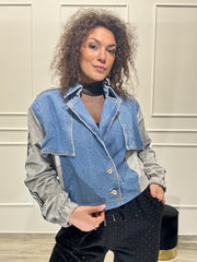 Felpa Giubbino Denim