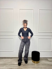 Jeans Black Shining