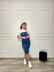 Dress Denim Stringhe