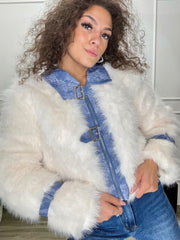 Giacca EcoFur Denim
