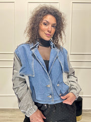 Felpa Giubbino Denim