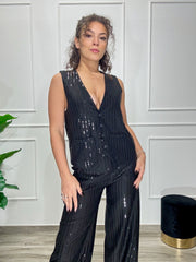 Gilet Paillettes Lory