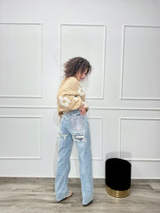 Jeans Strappi Jewel