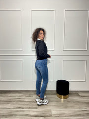 Denim Skinny Brillantini