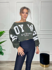 Felpa Crop Brooklyn