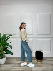 Jeans Slouchy Sabbiato