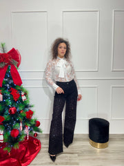 Jeans Palazzo Gioiello