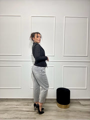 Jeans Mom Gray