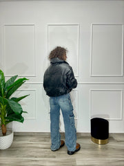 Bomber Oversize Ecopelle