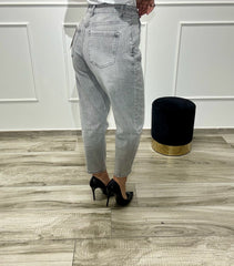 Jeans Mom Gray