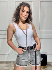 Shorts Denim Gray