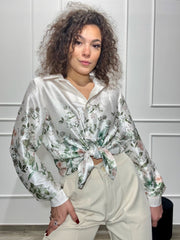 Camicia Satin Flora