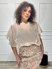 Camicia Volant Satin