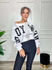 Felpa Crop Brooklyn